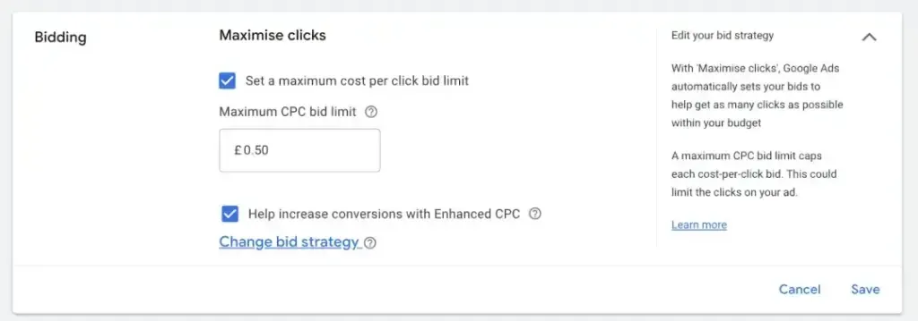 Google Ads priority bidding structure and bidding strategy